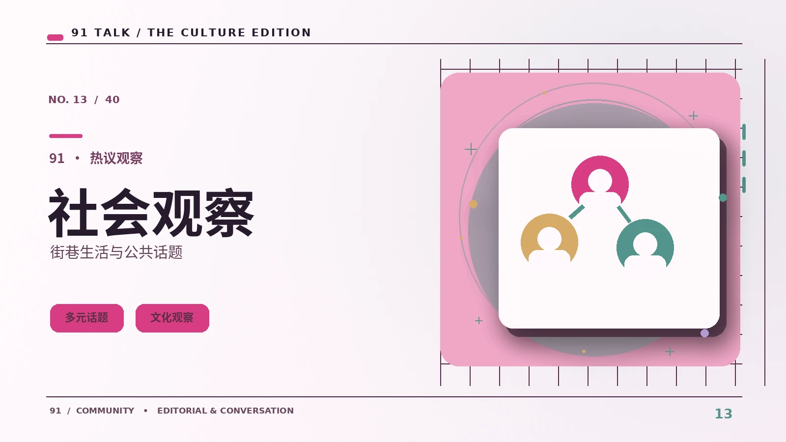 社会与公共生活|91 TALK