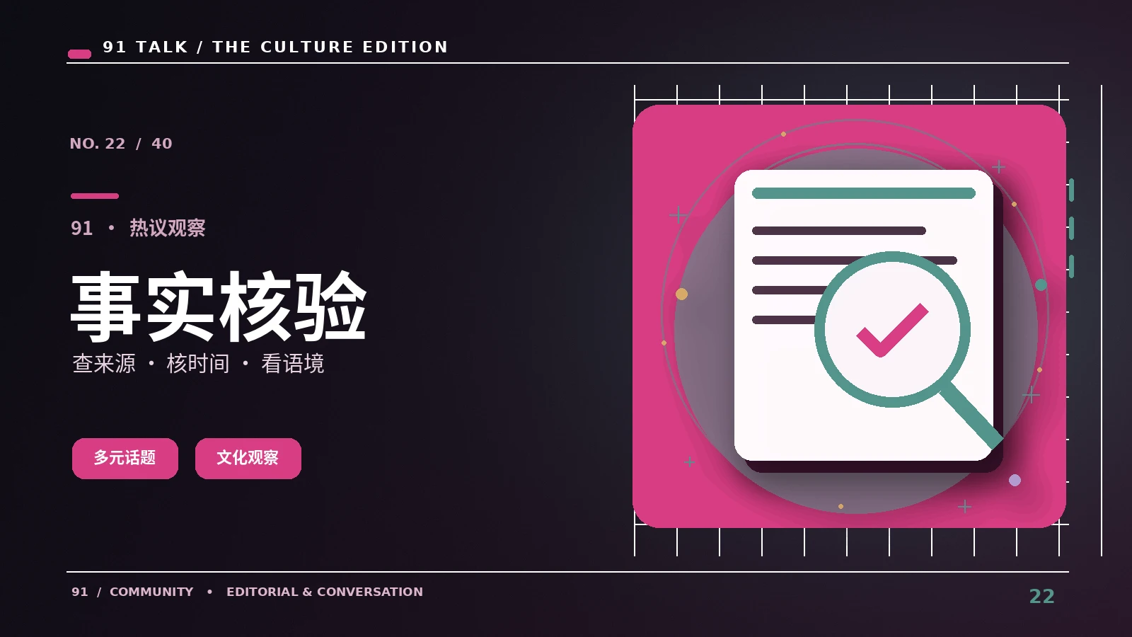 真假核对|91 TALK